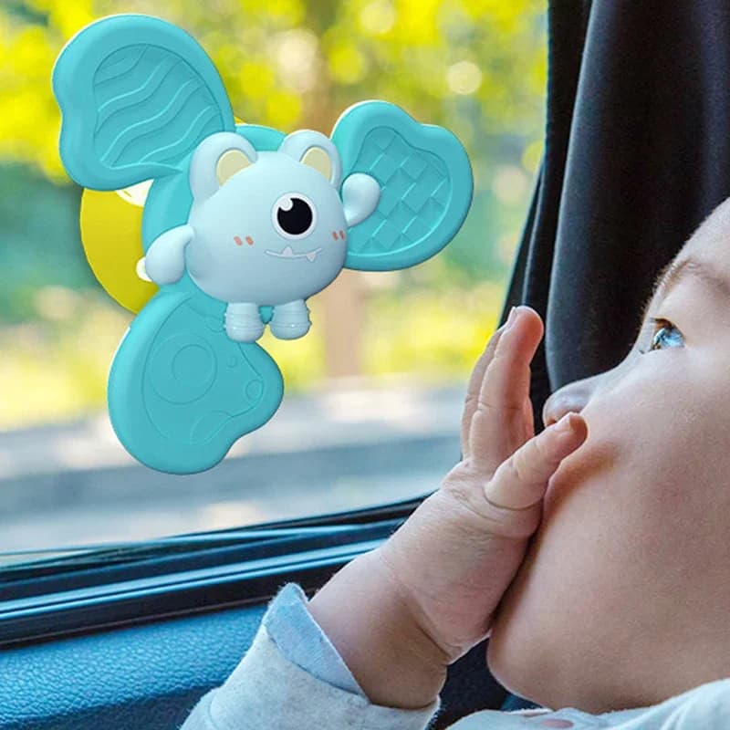 Baby Bath Spinner Toy with Suction Cup