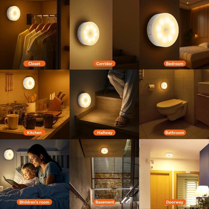 Intelligent LED Night Light With Motion Sensor