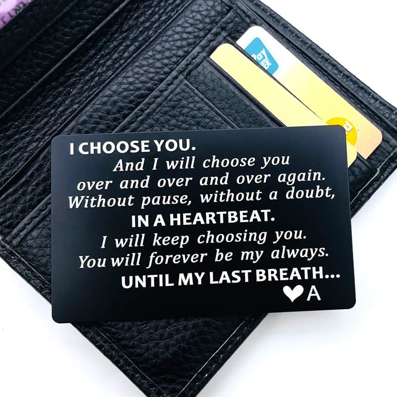I Choose You Romantic Greeting Card