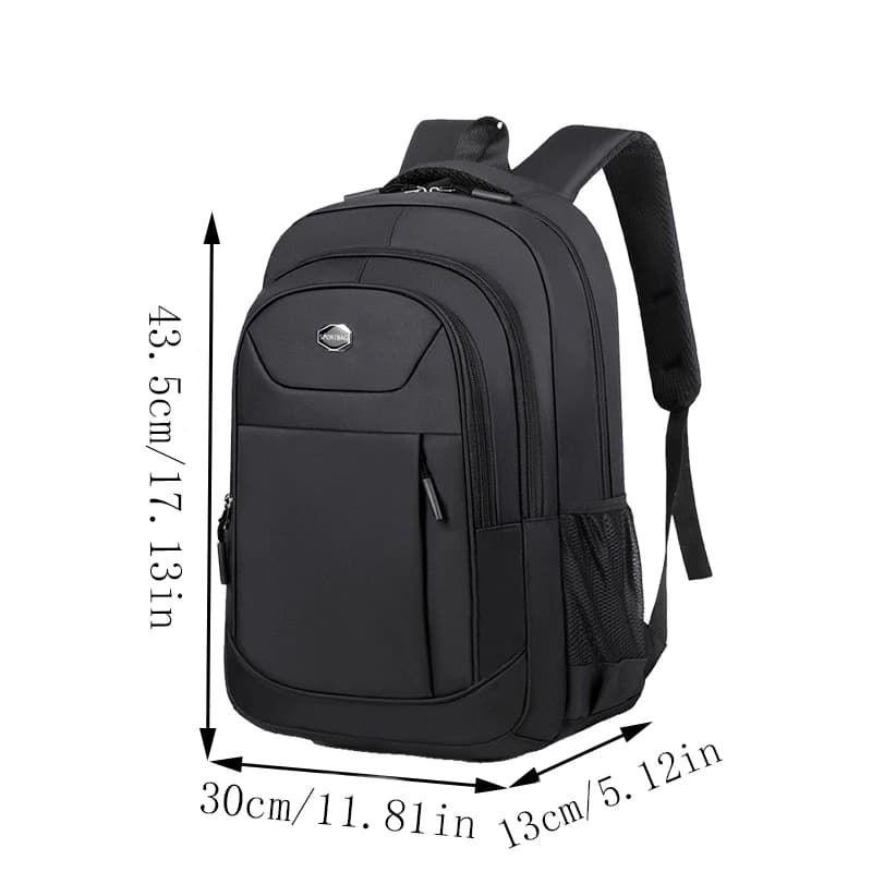 Double-Shoulder Backpack Solid Color