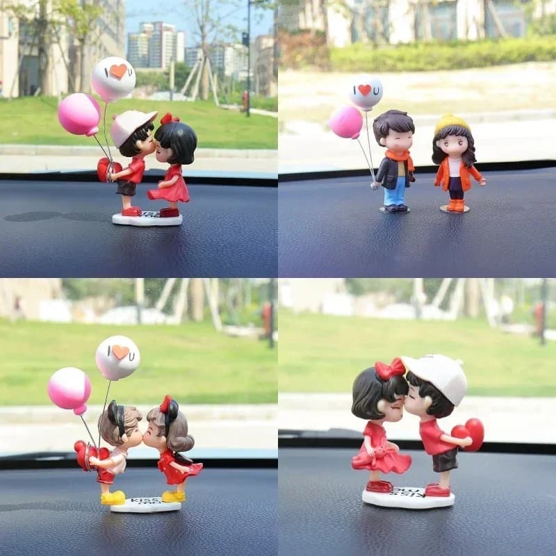 Cute Couple Car Center Console Ornament