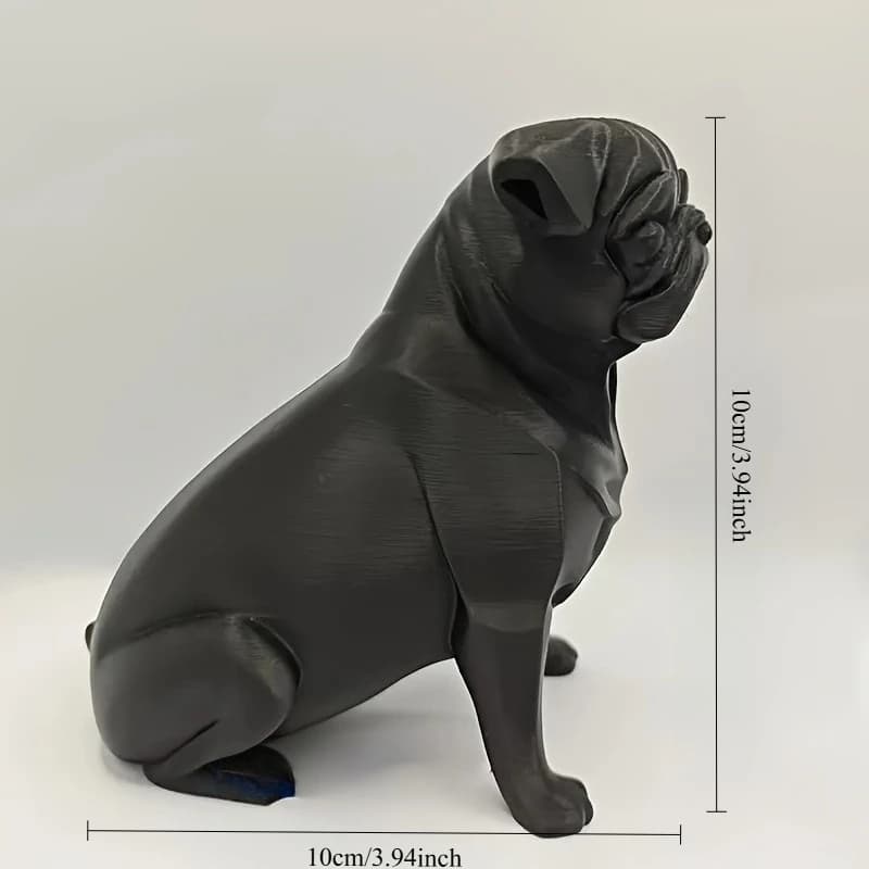3D Printed Dog Statue Home Decor Ornament