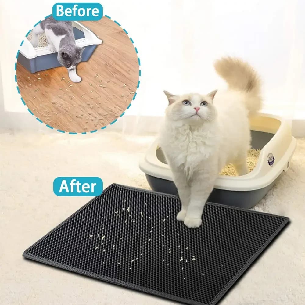 Cat Litter Mat Double Layer Waterproof Non-Slip