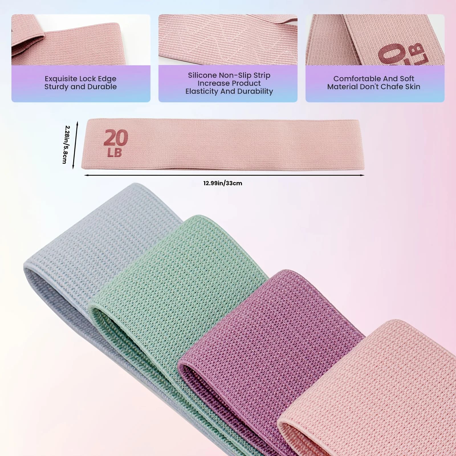 Fitness Resistance Bands Set for Core Strength
