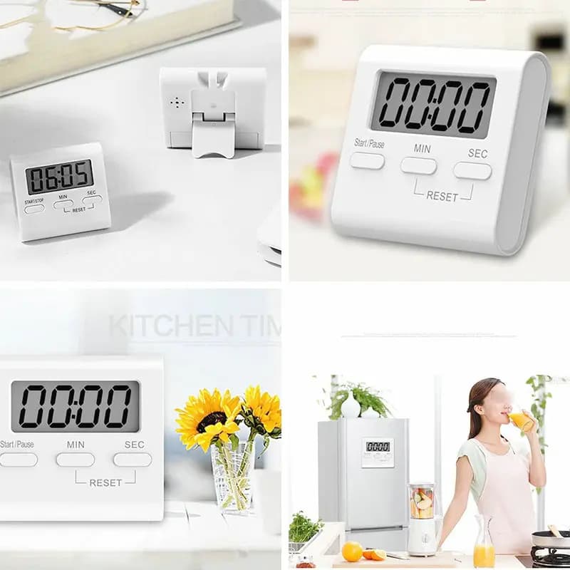Digital Kitchen Timer LCD Countdown Display