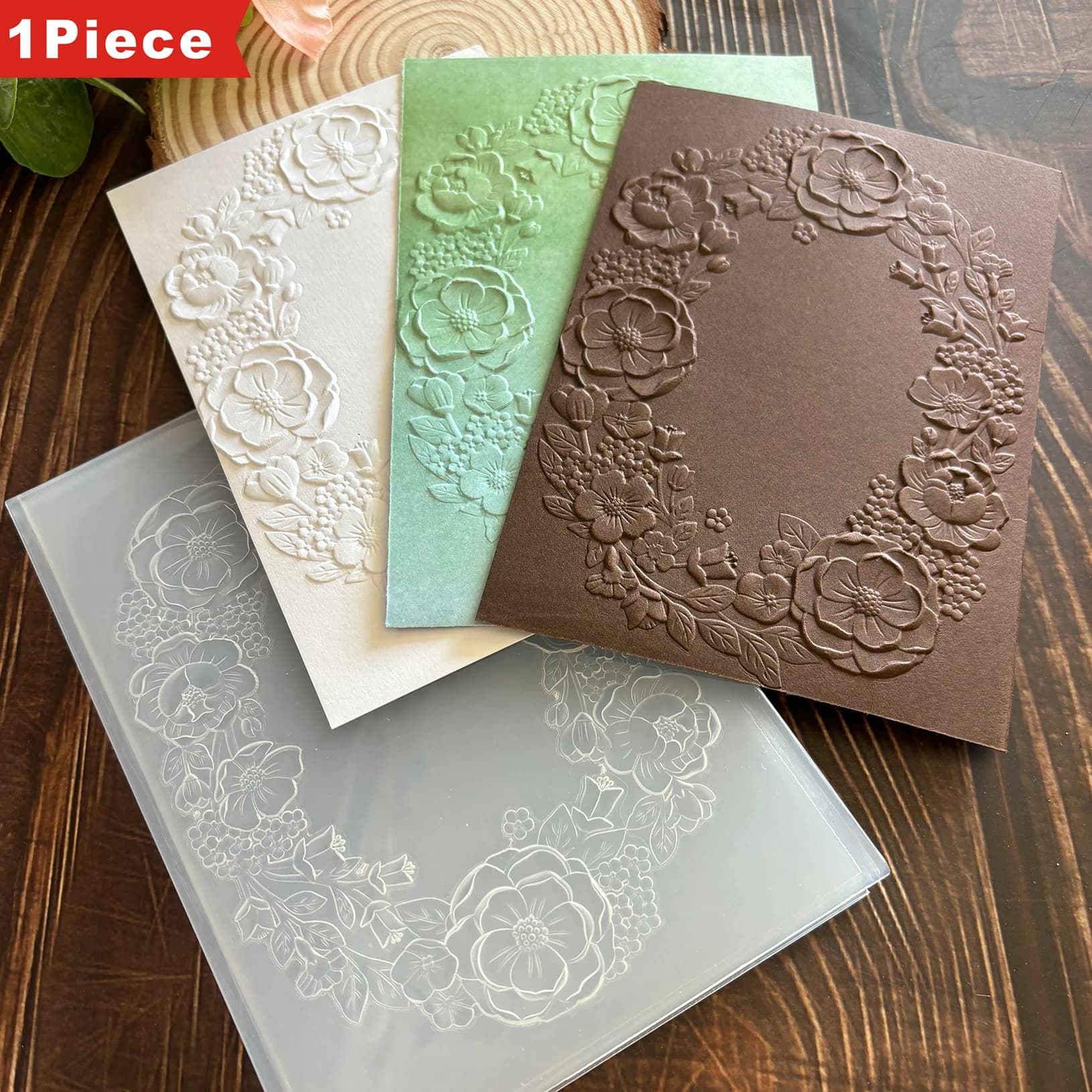 3D Embossed Folder for Cards and Scrapbooks