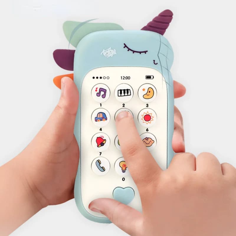Baby Phone Toy with Teether and Music