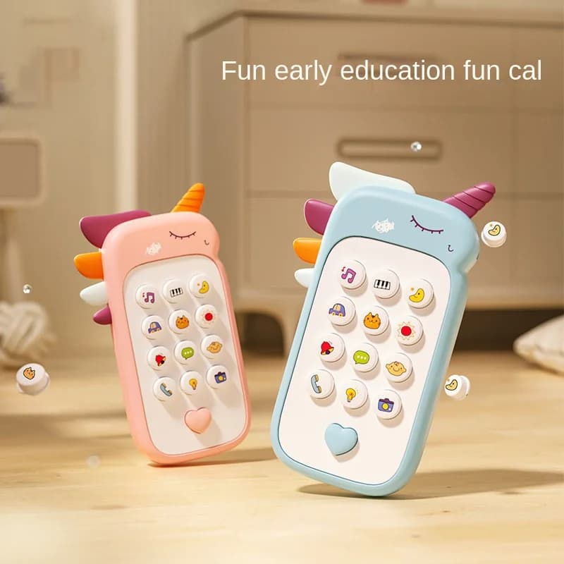Baby Phone Toy with Teether and Music