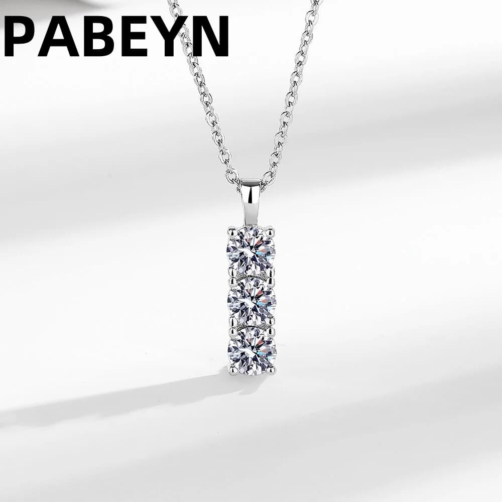 Sterling Silver Diamond Necklace Earring Set