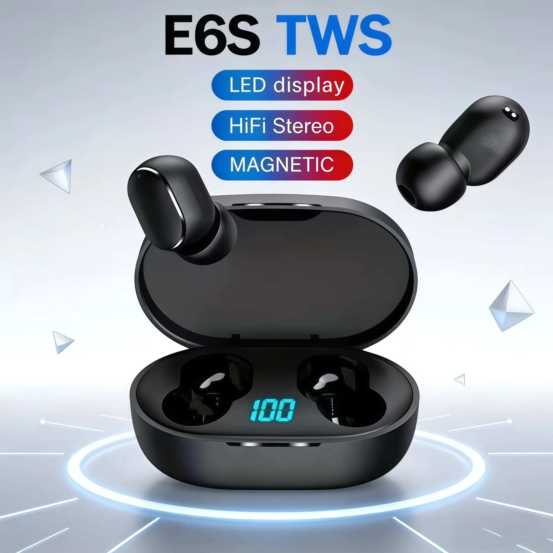 Wireless Bluetooth Earbuds Noise Cancelling Headphones