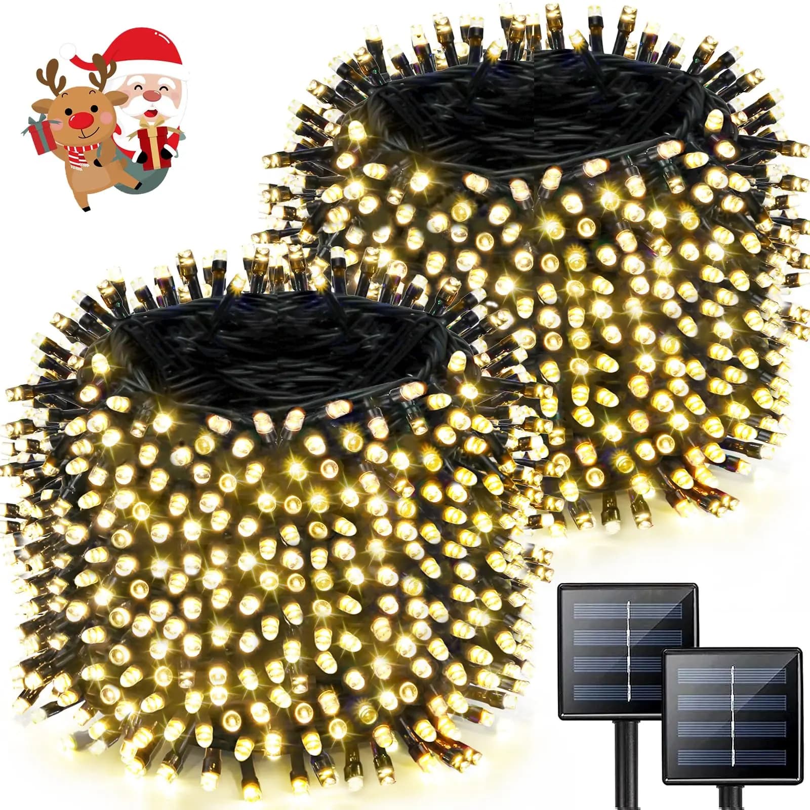 Solar Powered Outdoor LED Fairy Lights