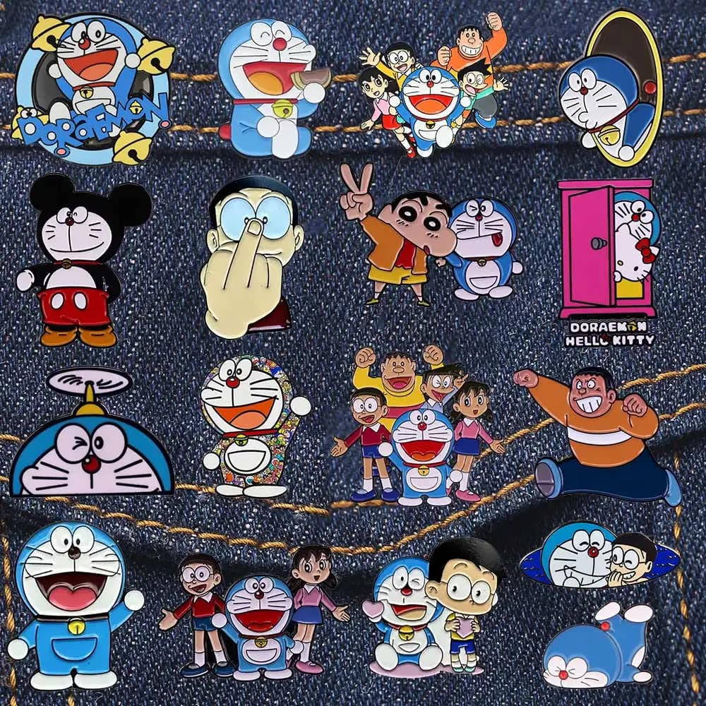 Cartoon Enamel Pin Brooch Badge