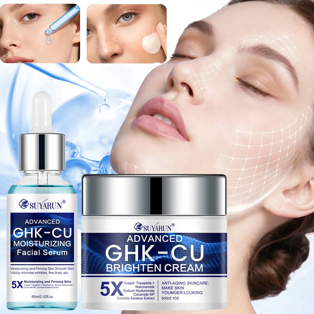 GHK-CU Anti-Aging Facial Cream and Serum