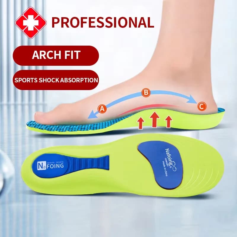 Orthopedic Arch Support Insoles for Plantar Fasciitis