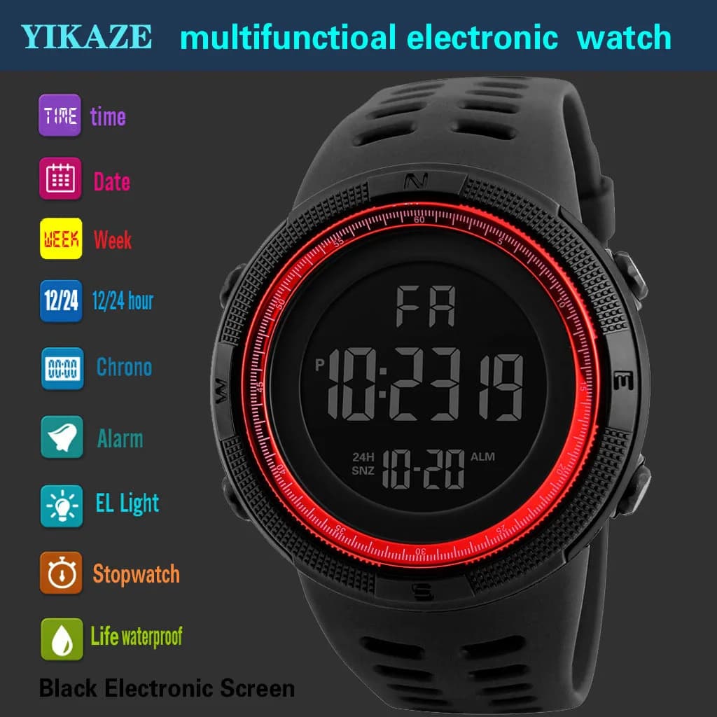 Men's Military LED Digital Sports Watch