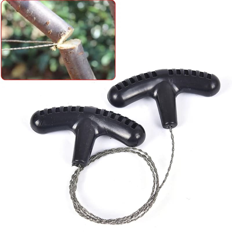 Manual Hand Steel Rope Chain Saw Survival Gear