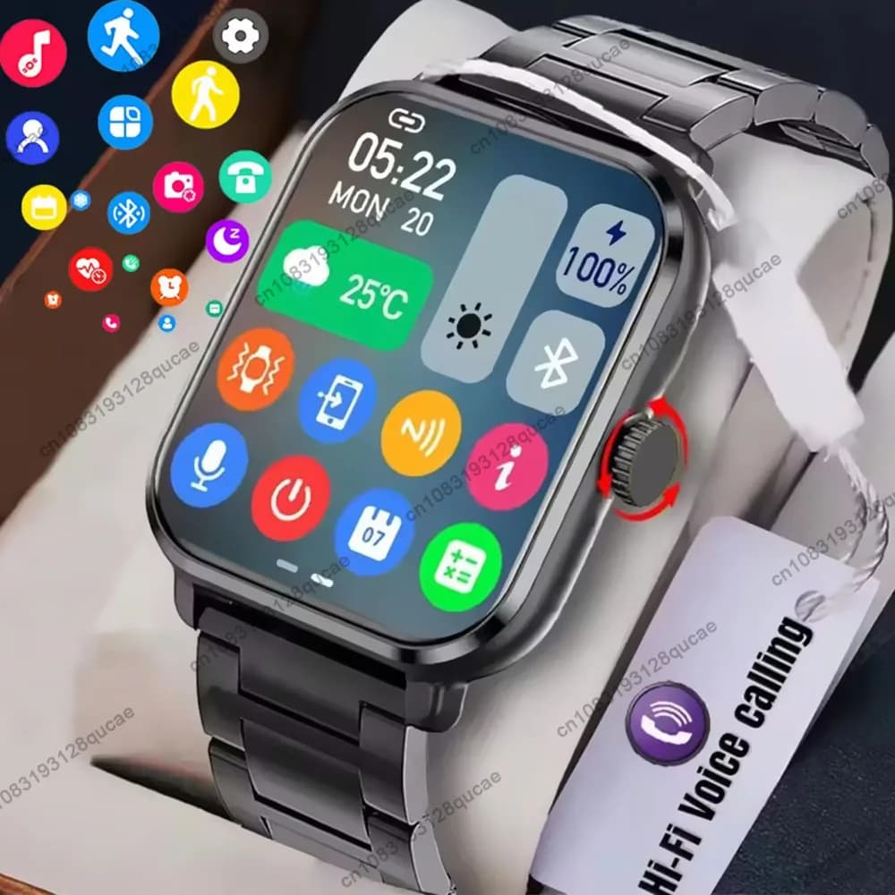 Smart Watch With HD Display And Bluetooth