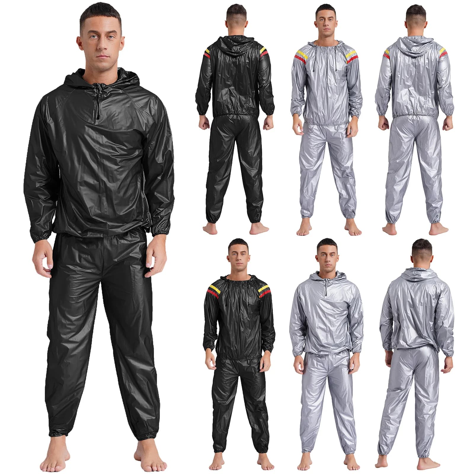 Men's Sauna Sweat Suit with Hoodie