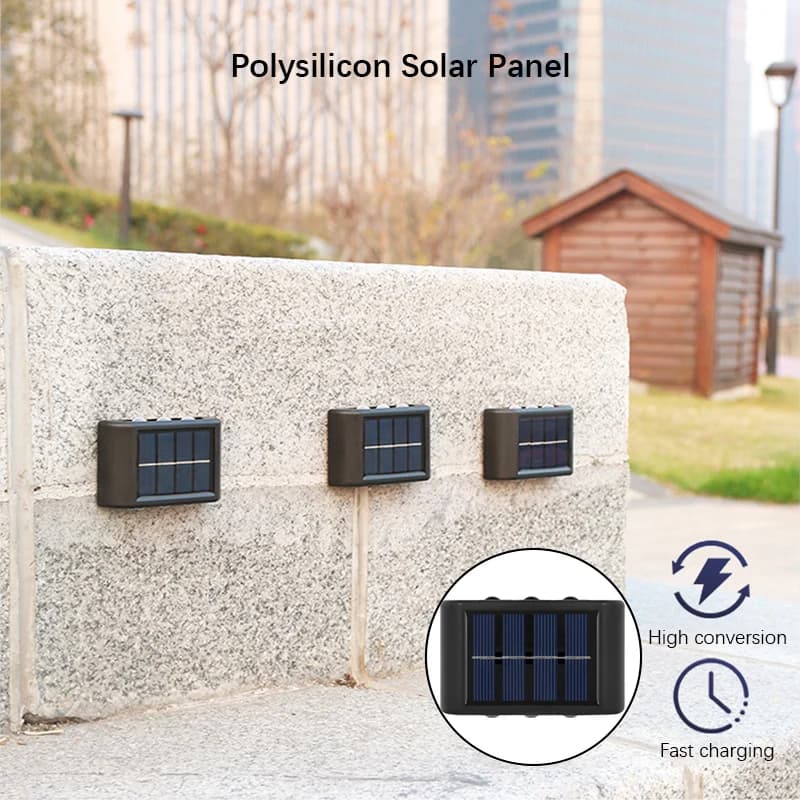 Solar LED Wall Lamp With Dual Light Control