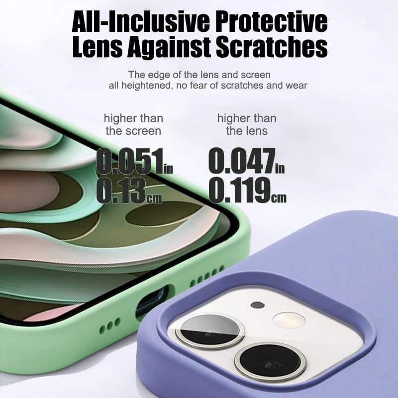 Liquid Silicone iPhone Case Shockproof Protective