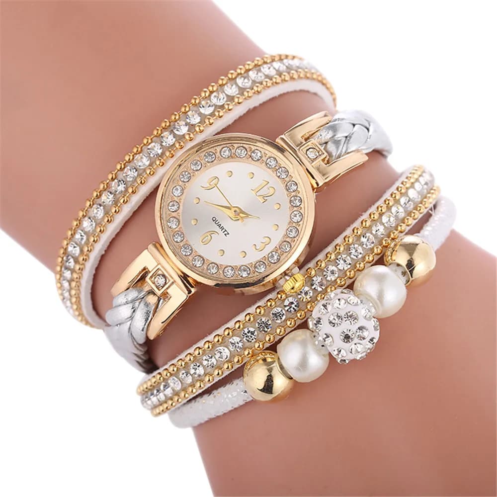 Women's Wrap Around Fashion Bracelet Watch