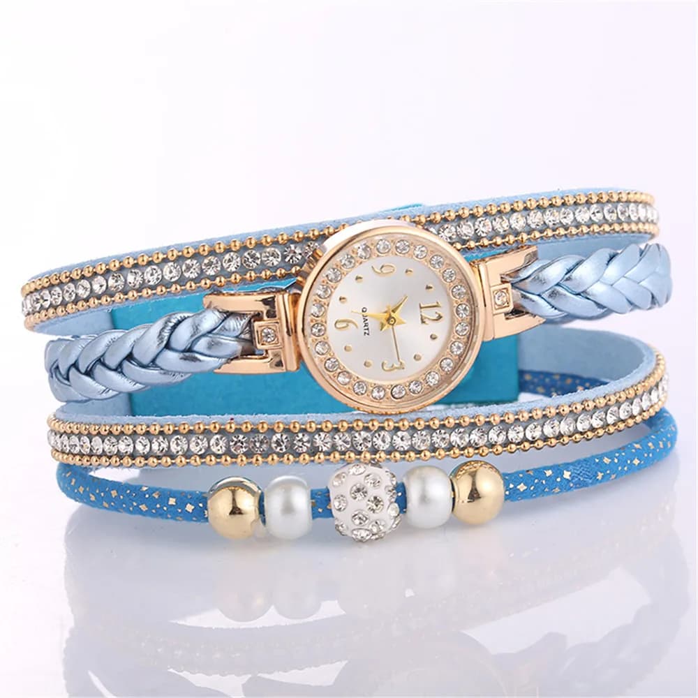 Women's Wrap Around Fashion Bracelet Watch