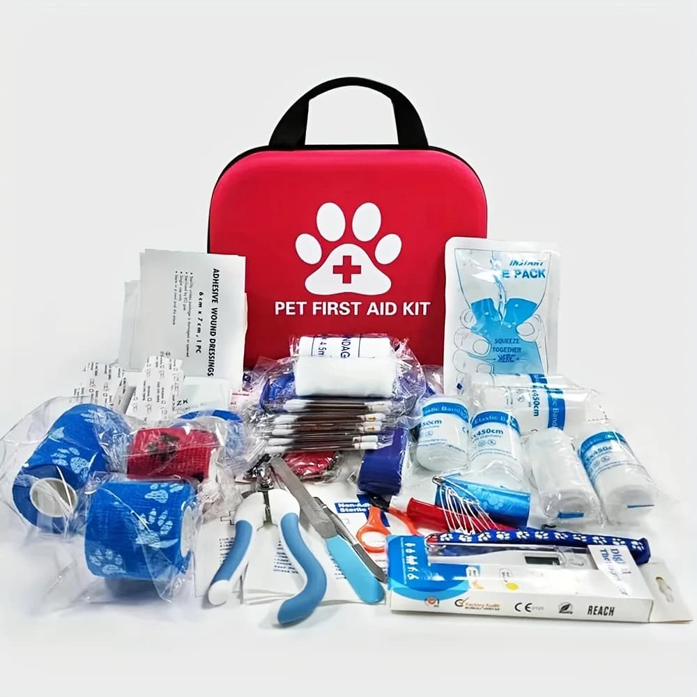 Pet First Aid Kit With Emergency Supplies