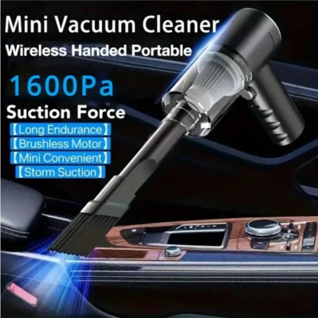 Portable 3-in-1 USB Rechargeable Vacuum Cleaner
