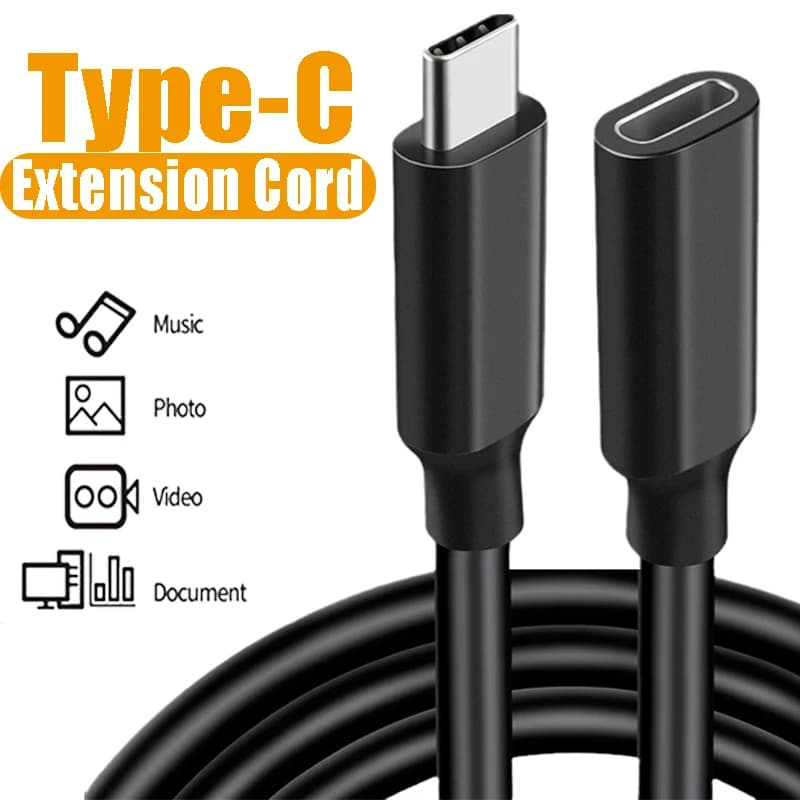 USB Type-C Extension Cable 0.5M/1M