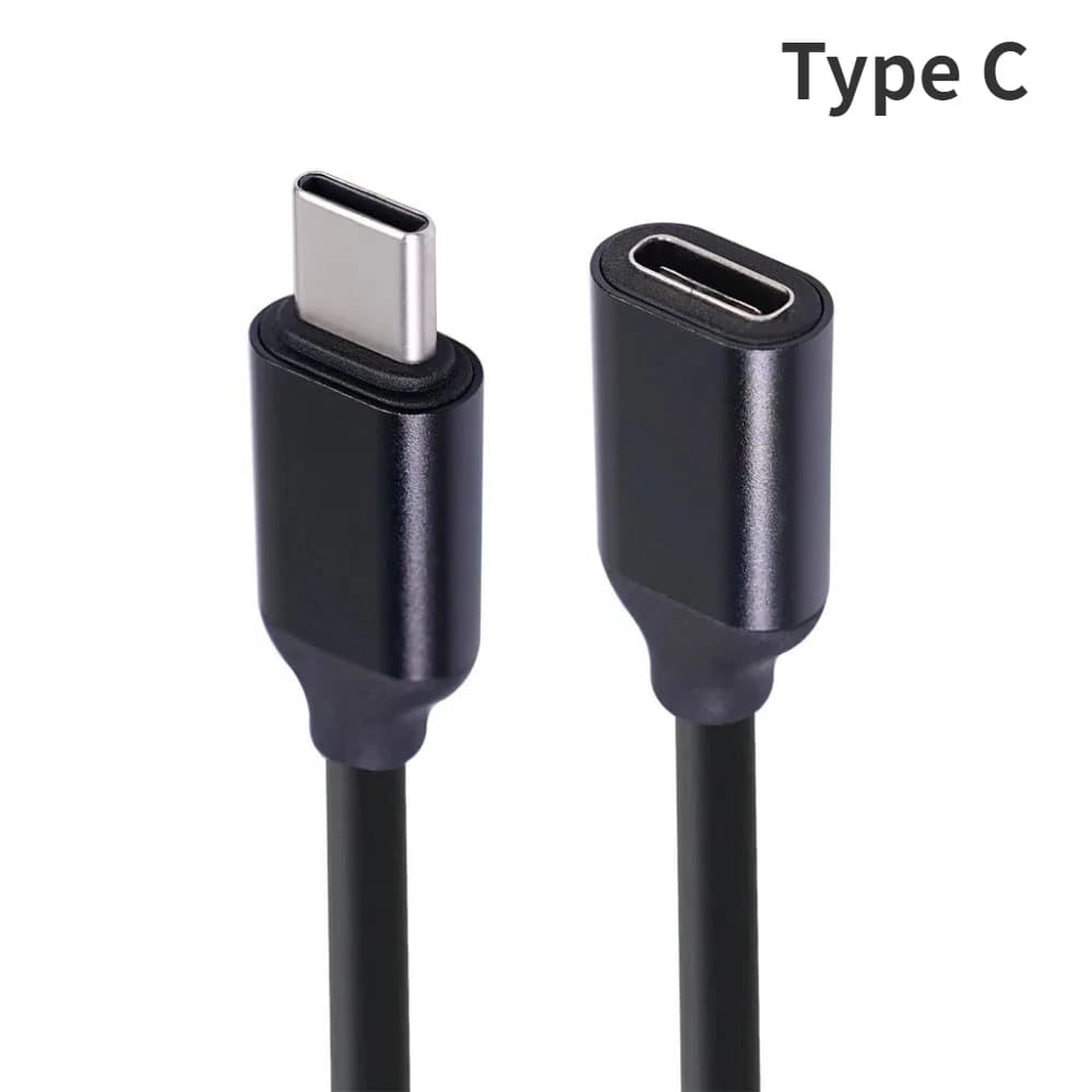 USB-C Extension Cable, Gold-Plated, 60W