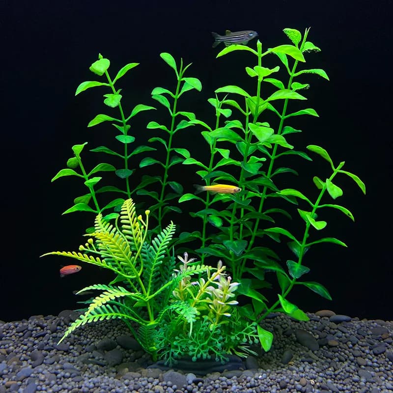 Artificial Aquarium Decor Plants Plastic