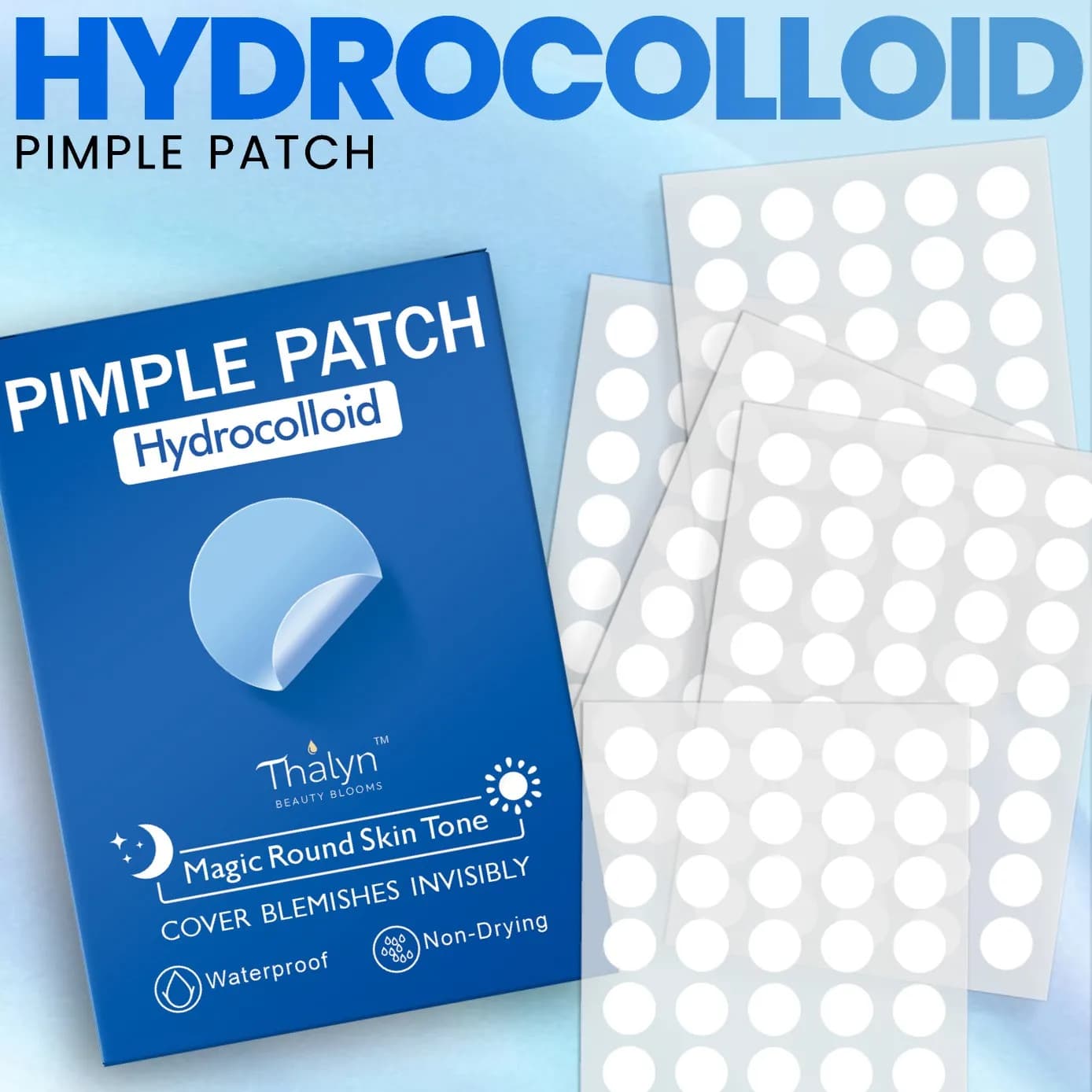 Clear Round Blemish Patches, 360 Pieces
