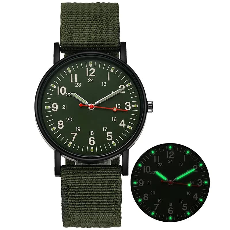 Luxury Men's Quartz Watch Waterproof Big Dial