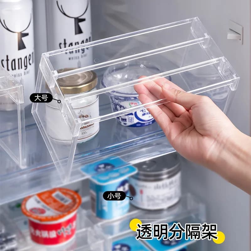 Clear Expandable Kitchen Cabinet Organizer Divider