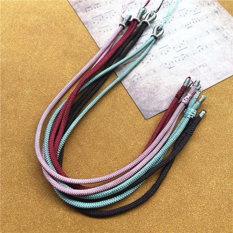 Braided Chain Adjustable Pendant Necklace