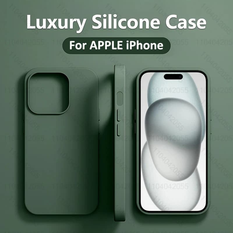 Liquid Silicone Phone Case for iPhone