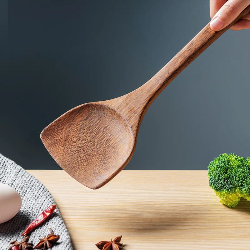 Kitchen Utensils Set With Wooden Handles