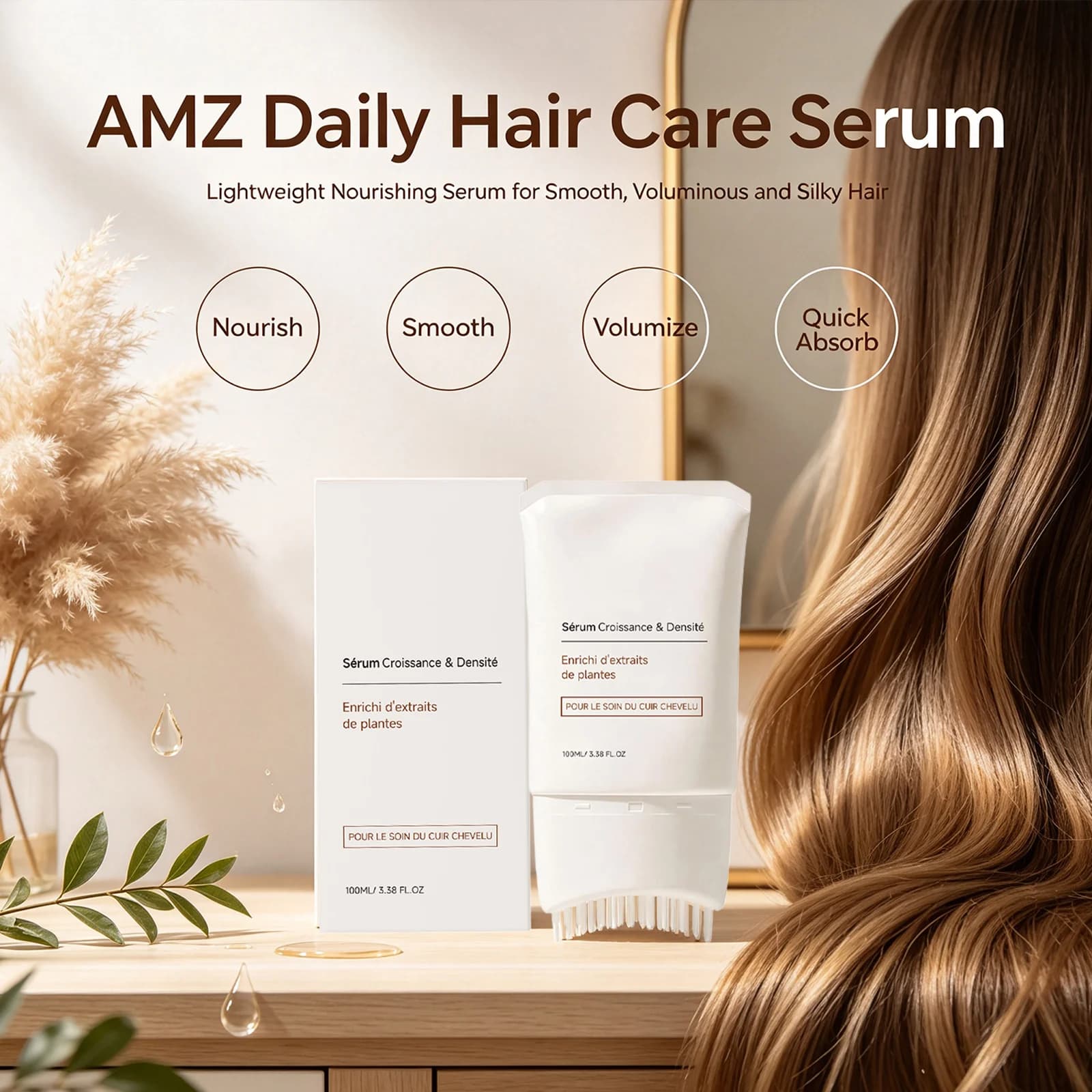 Hair Care Serum Moisturizing Volume Boost