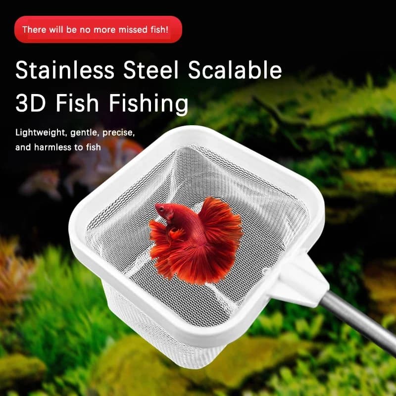 Stainless Steel Telescopic Fish Net Aquarium