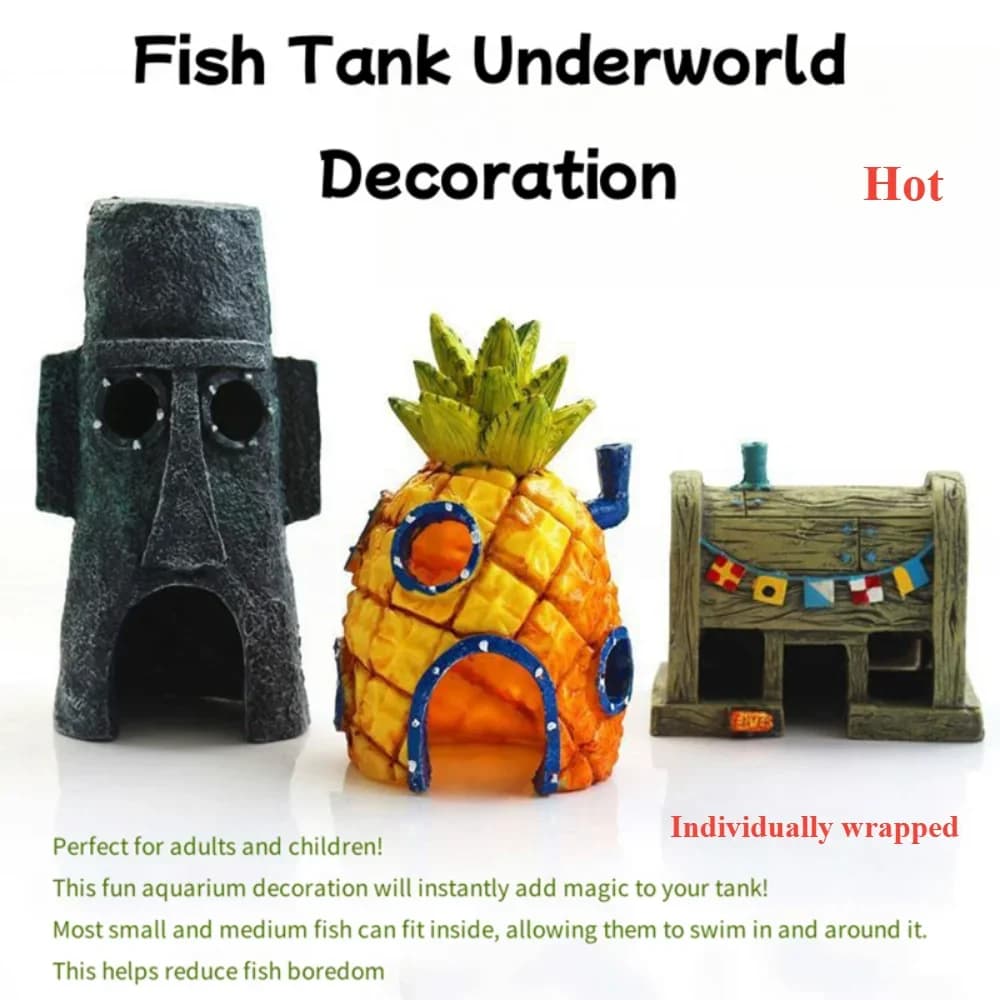 Marble Aquarium Decoration Landscape Accessories