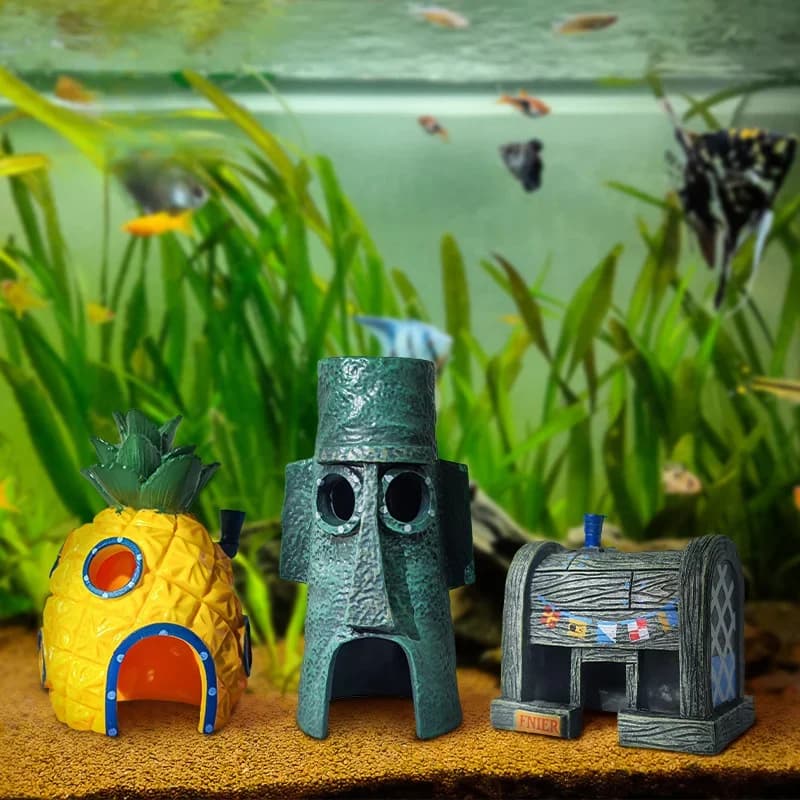 Marble Aquarium Decoration Landscape Accessories