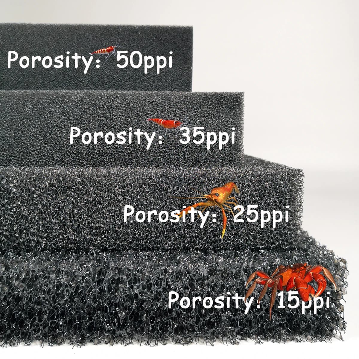 Biochemical Cotton Aquarium Filter Sponge Black