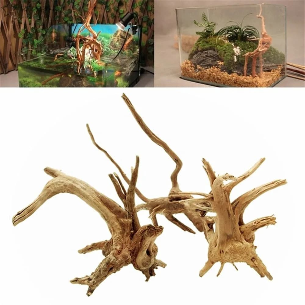Natural Wooden Driftwood Tree Aquarium Decoration