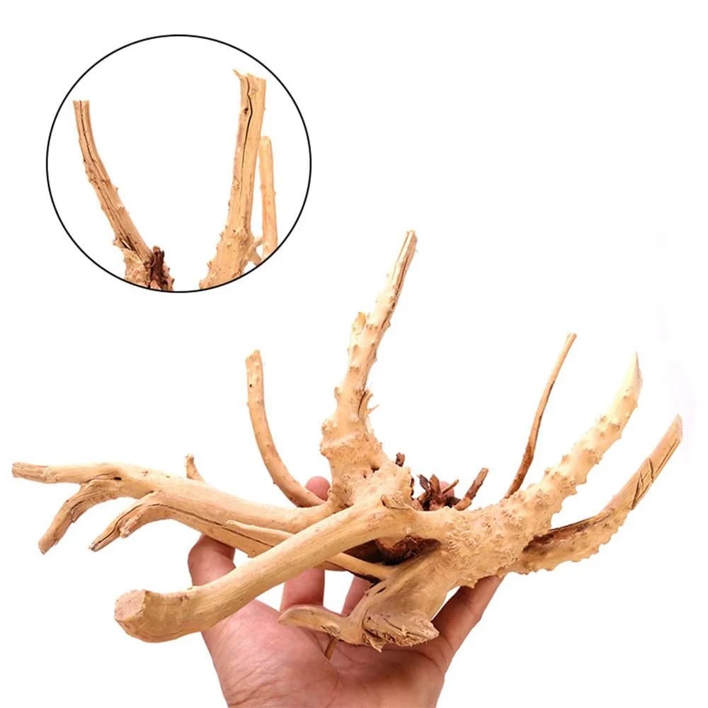 Natural Wooden Driftwood Tree Aquarium Decoration