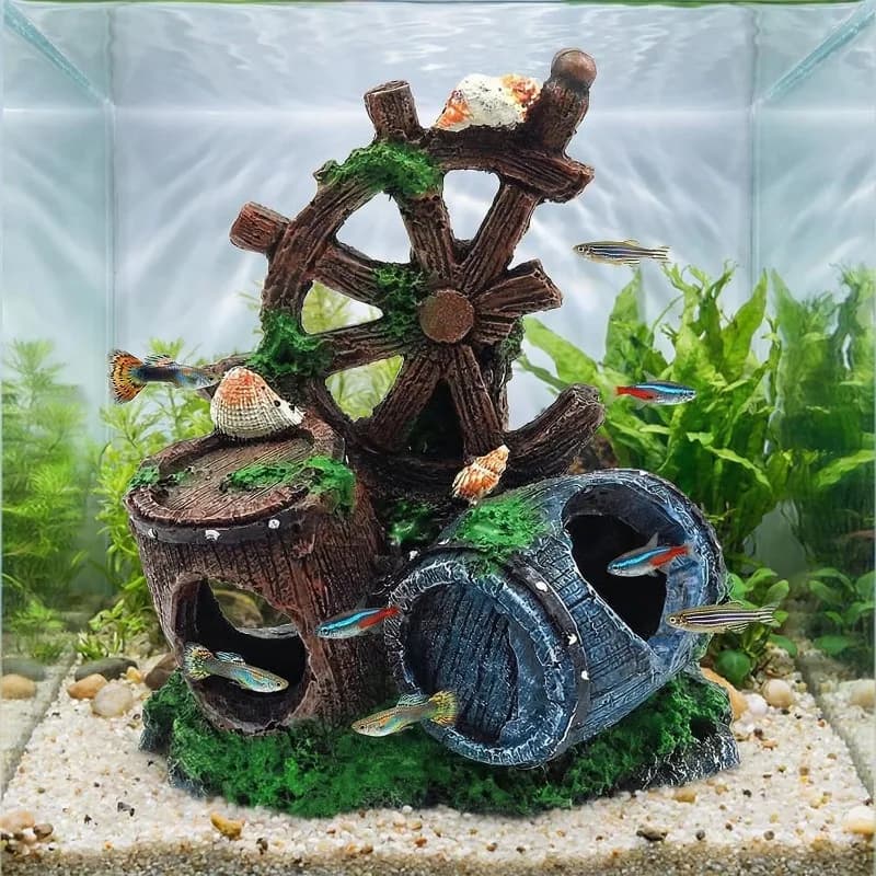 Artificial Resin Bridge Aquarium Ornament