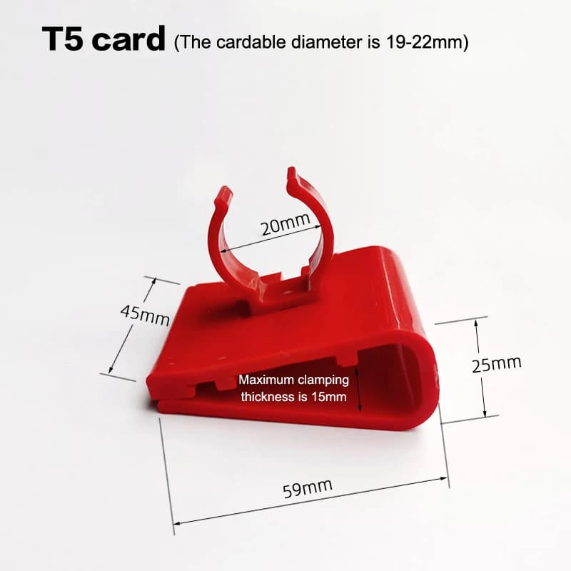 Aquarium LED Light Holder Hose Clamp Bracket
