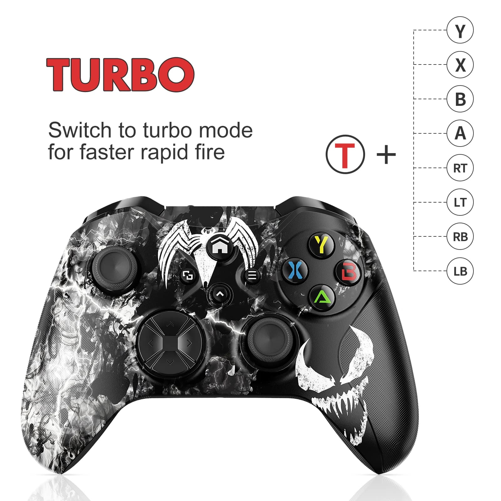 Wireless Gaming Gamepad with 6-Axis Gyro Sensor