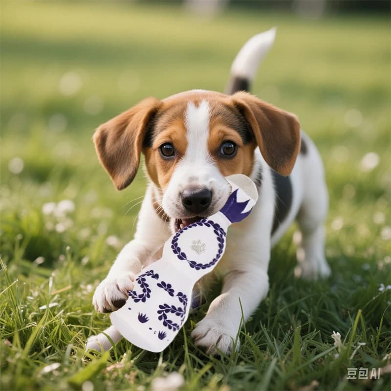 Funny Tequila Dog Toy Blue Plush