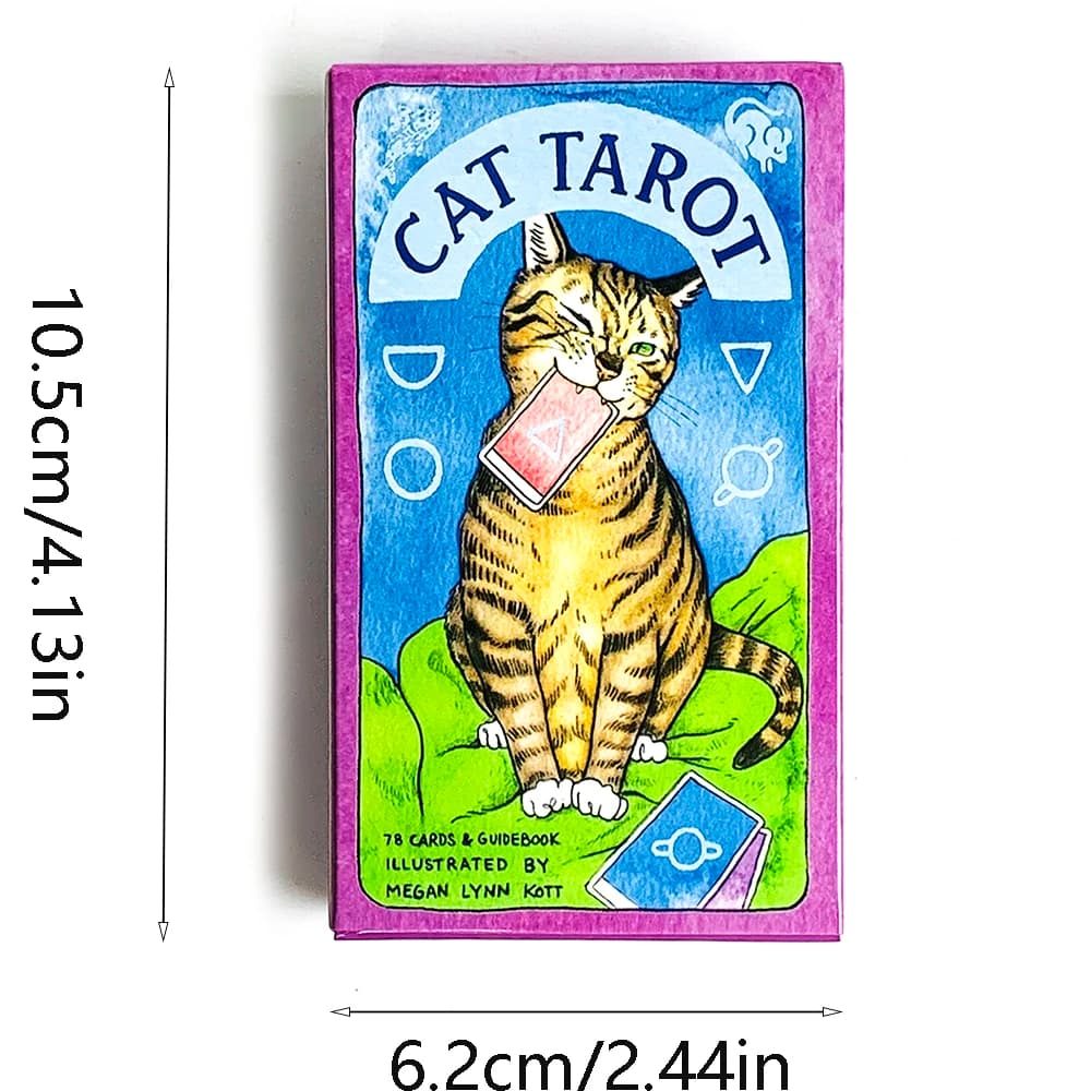 Cat Tarot Cards English Version 78 Deck