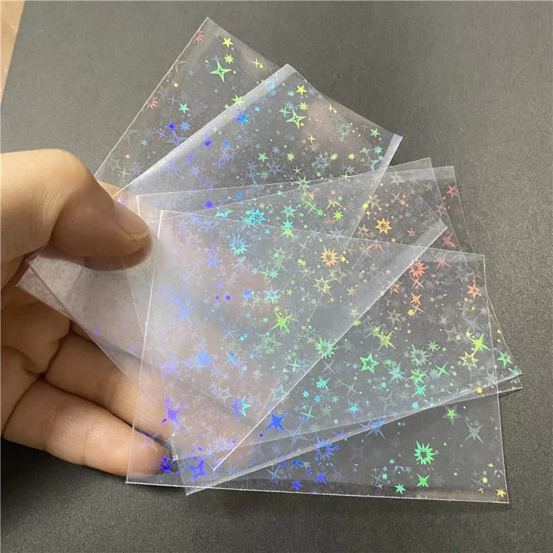 Holographic Card Sleeves 65x90mm Anti-Scratch